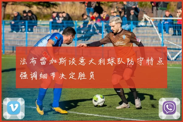 法布雷加斯谈意大利球队防守特点强调细节决定胜负
